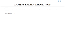 Tablet Screenshot of larissasplazatailor.com